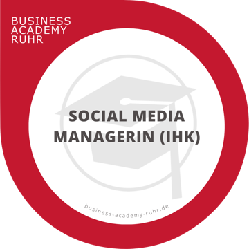 Badge Business Academy Ruhr: Social Media Managerin (IHK)