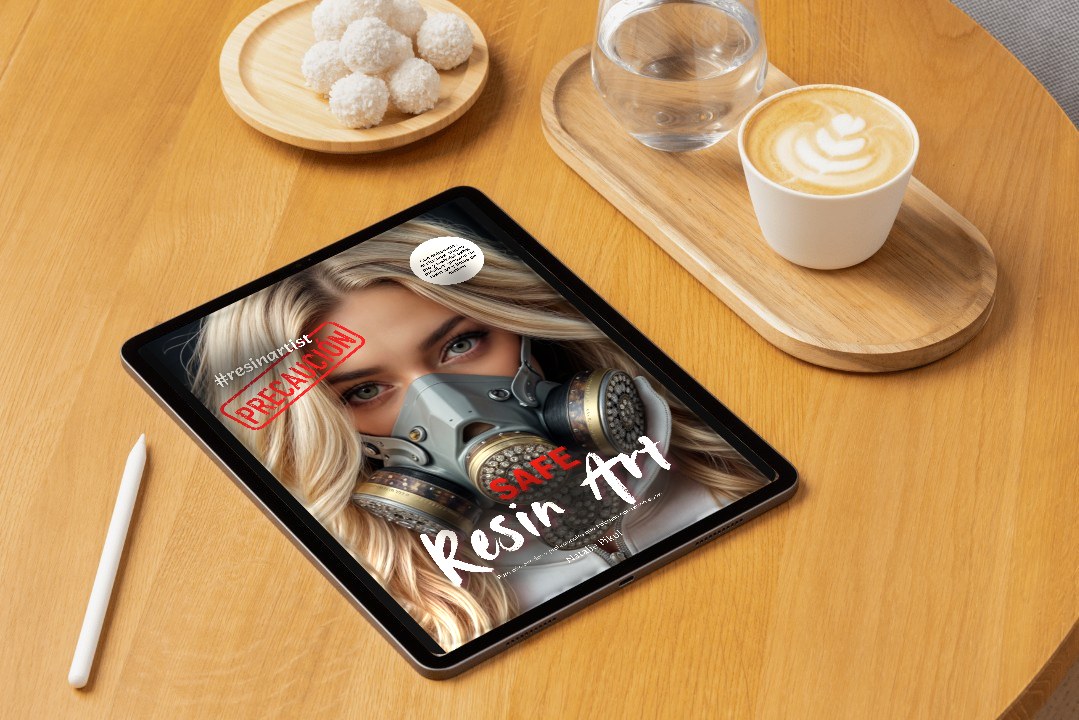 Safe Resin Art en español como eBook en una tableta