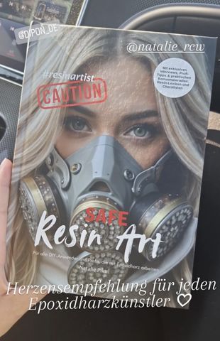 Safe Resin Art, fotografiert von @krea.lina.arts