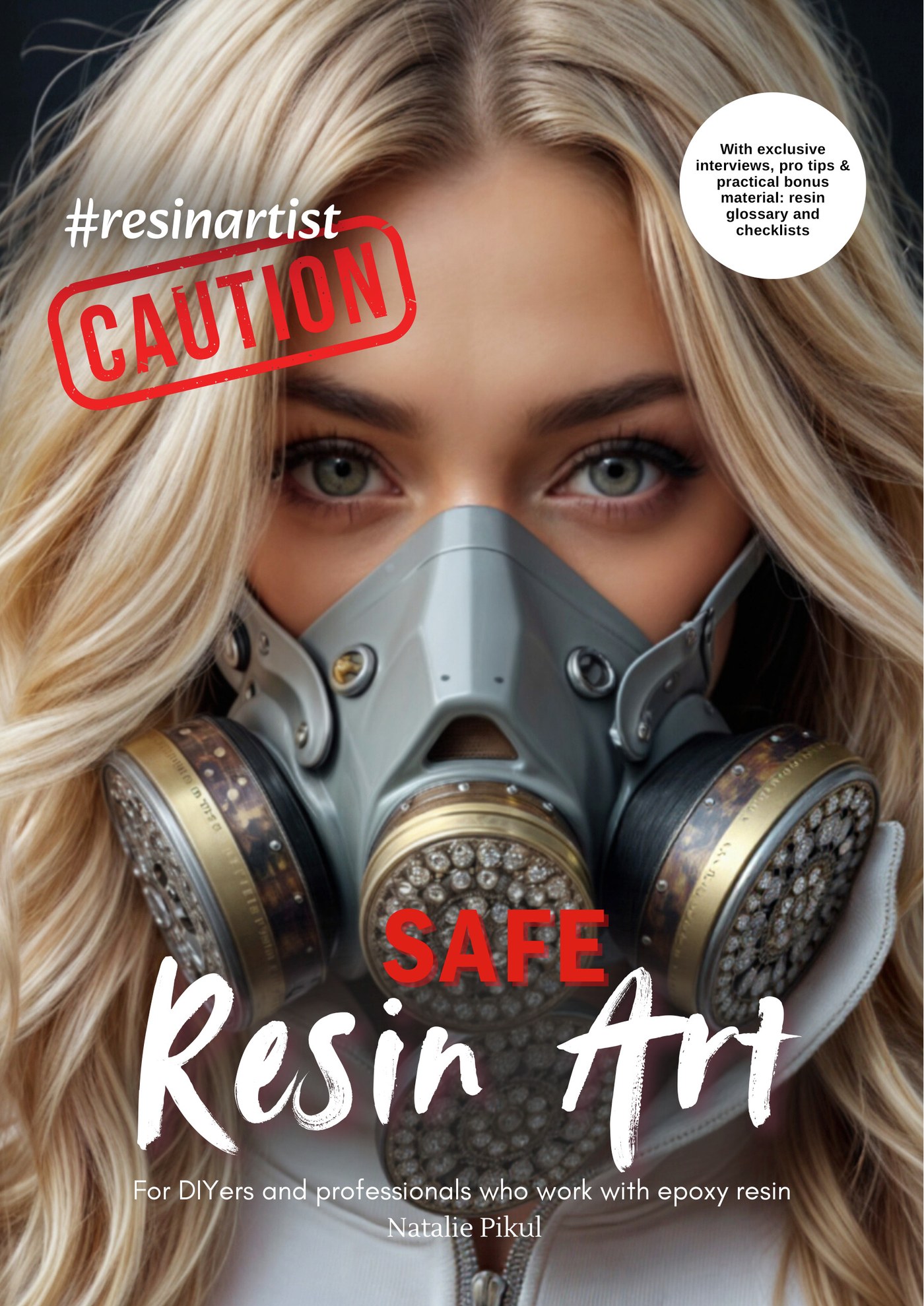 Cover of Safe Resin Art by Natalie Pikul, English edition